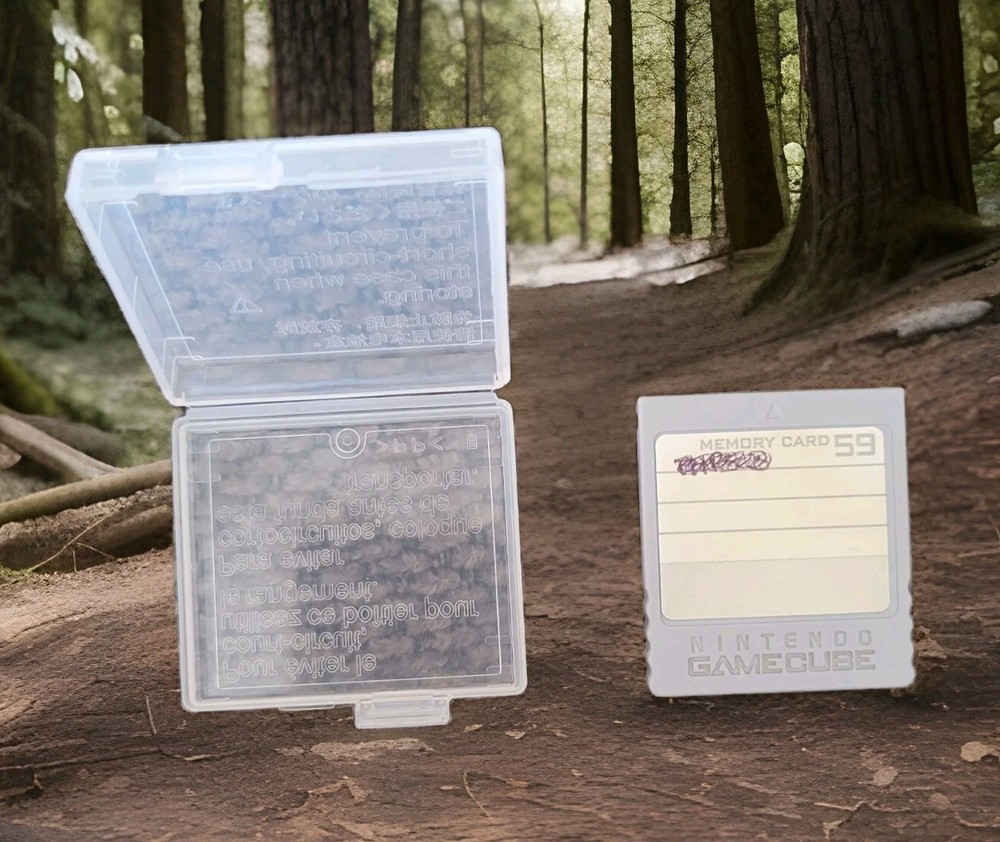 Gamecube Authentic 59 Block Memory Card with Case