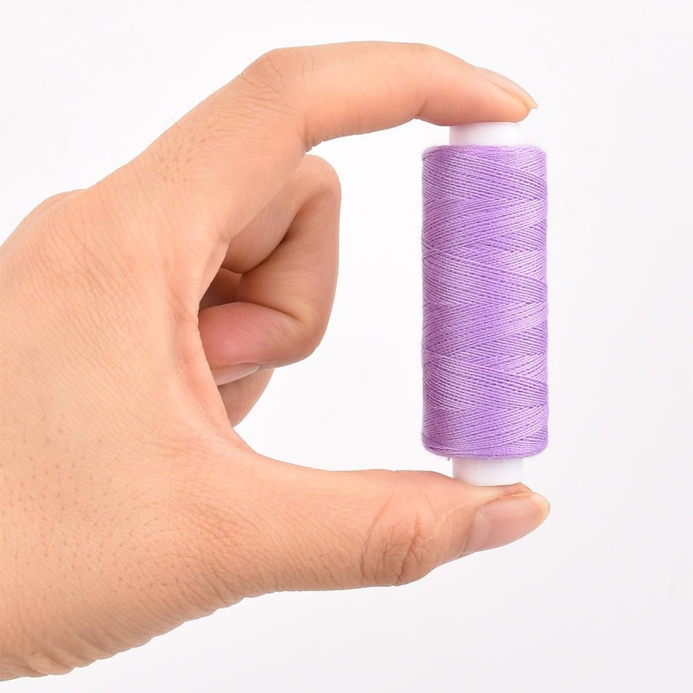 Sewing Thread Kit 30 Colors Polyester 250 Yard Each Spools Embroidery Machine