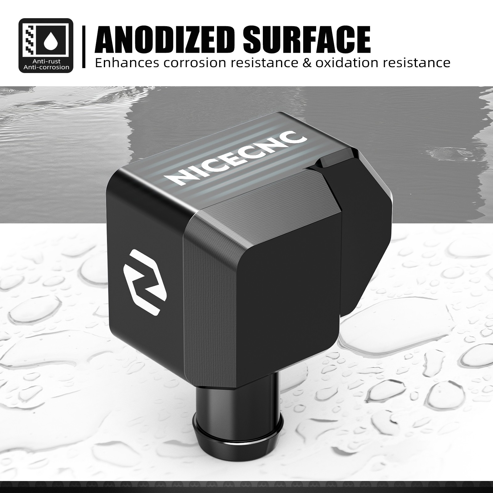 NICECNC TBI Crankcase Pressure Sensor Bracket For KTM 250 300 EXC/XCW 2024-2026