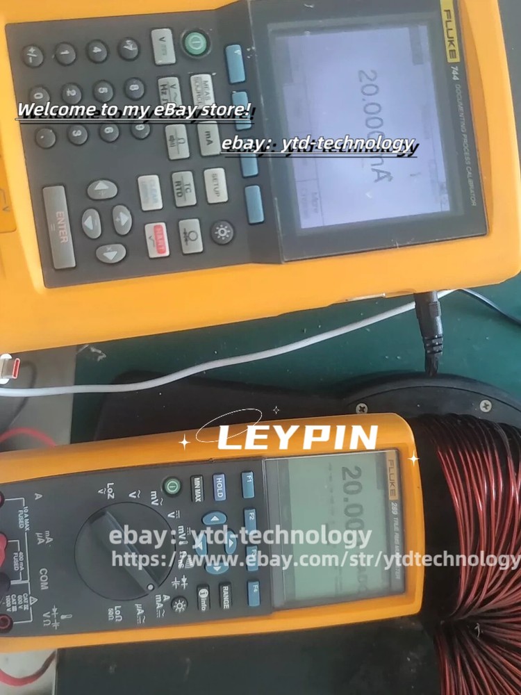Fluke 744 Record multi-function process calibrator/used /UPS#ytd