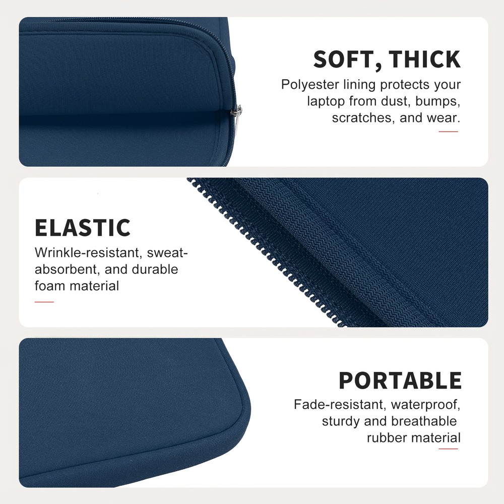Laptop Case Shockproof Computer Sleeve for 11" Lenovo Notebook Dark Blue