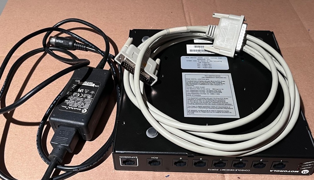 Motorola L3208A Digital Junction Box Controller GlobTek AC Adapter Cable