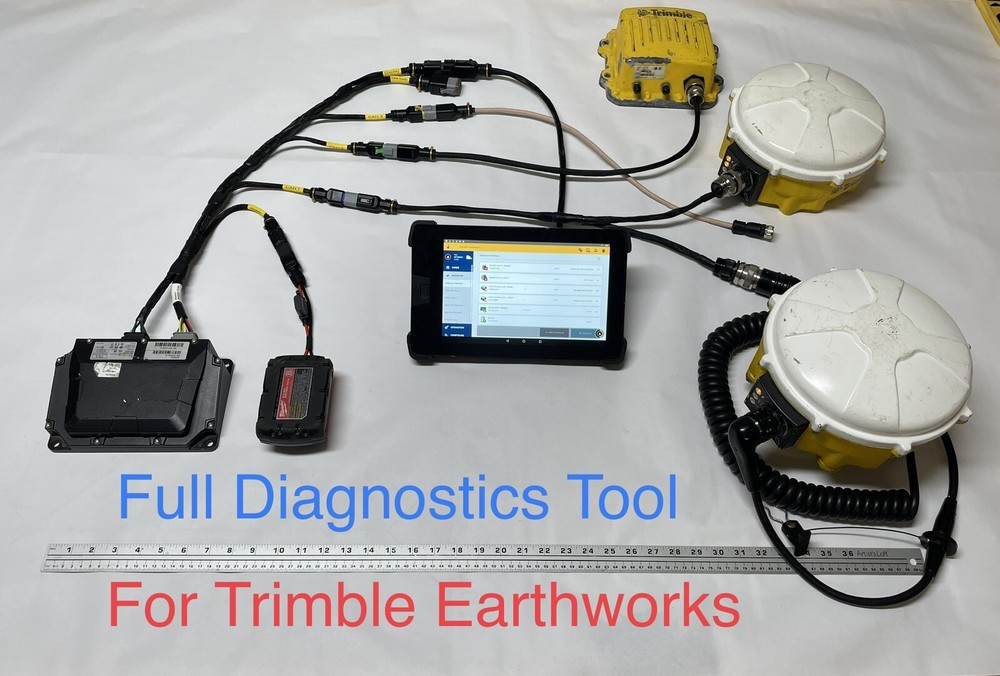 Complete Trimble Earthworks Test Adjust And Configuration Tool.