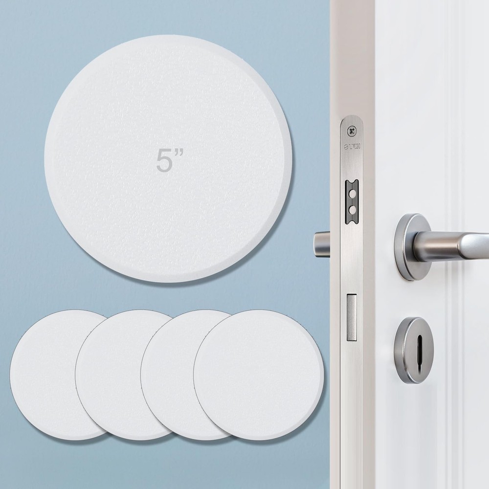 HOME MASTER HARDWARE 5" Wall Protector Round, 5 Pack 5 inch - 5 Pack, Round