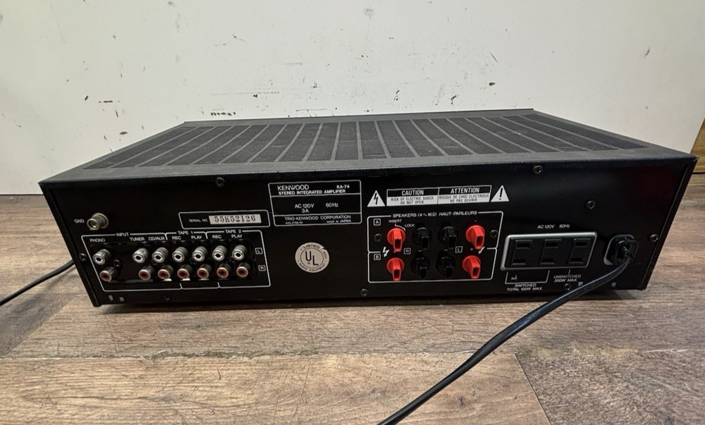 Kenwood KA-74 Stereo Integrated Amplifier