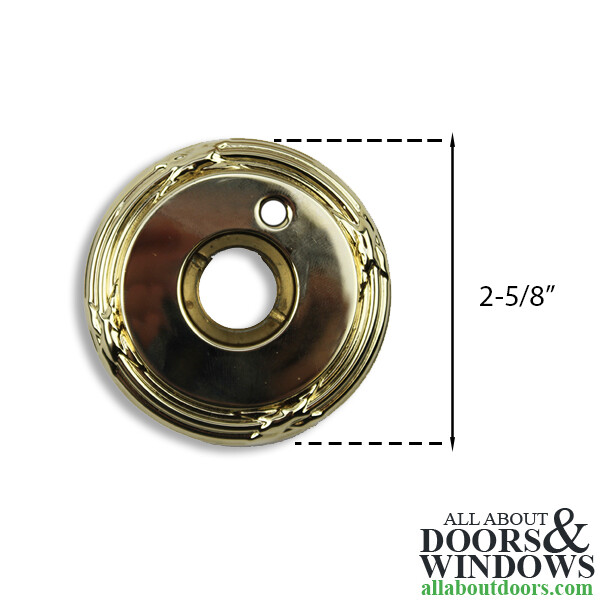 Baldwin Backplates Passage Function 5145 Estate Rosette Solid Brass BackPlates