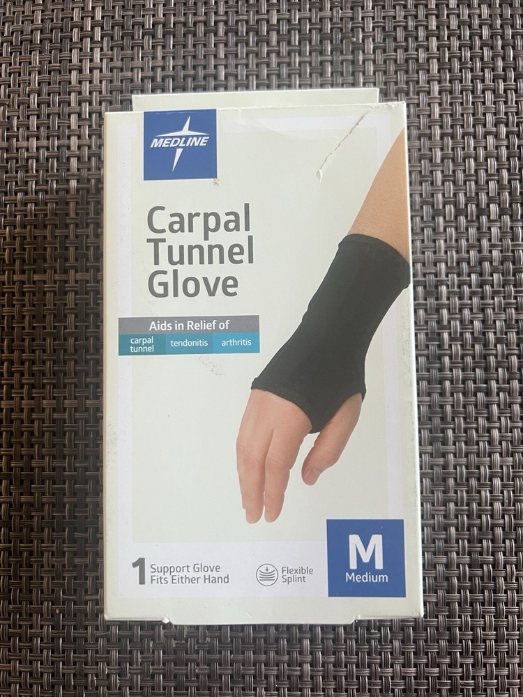 Medline Carpal Tunnel Glove Size Medium