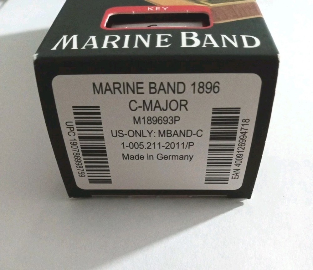 Hohner Marine Band 1896 Harmonica Key C