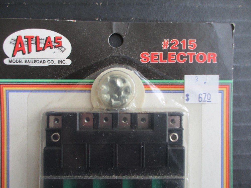 Atlas #215 Selector & #300 Controller HO or N Scale Mint in Package