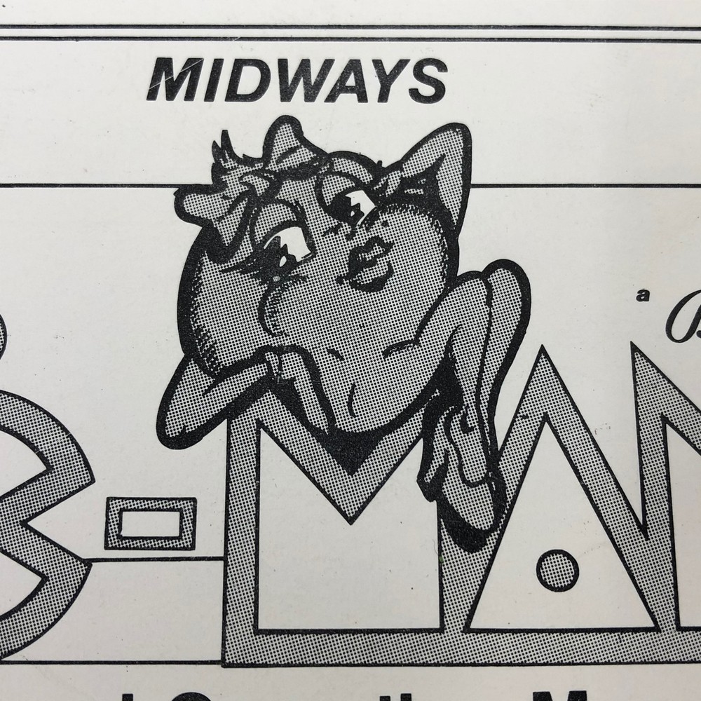 Midway Ms. Pac-Man Pacman Arcade Game Machine Operating Manual Schematics ORIG 2