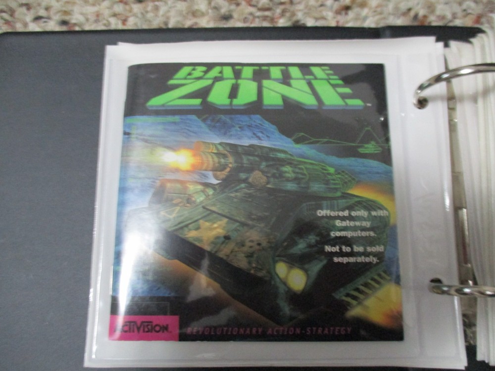 Gateway Software Storage Binder, games, utilities, system restore disk with key