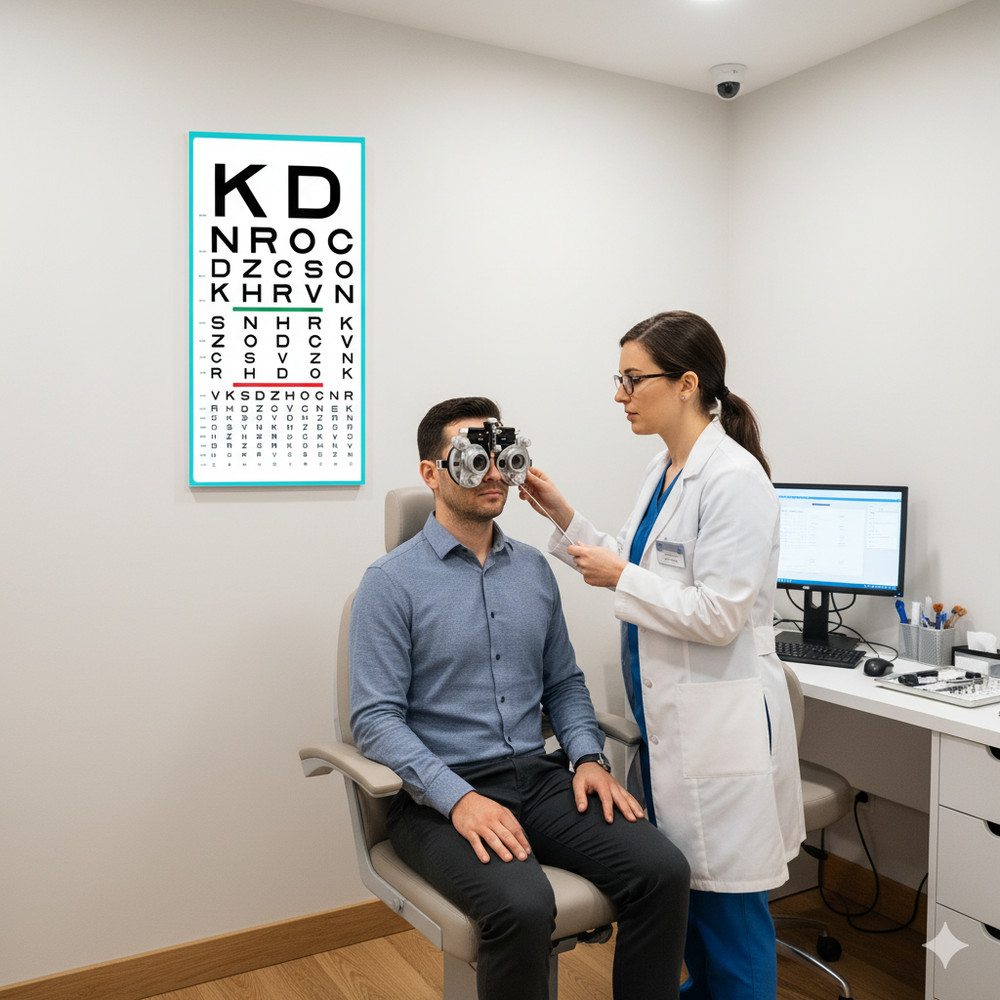 Armed Forces Eye Test Chart | Vision Screening Wall Chart