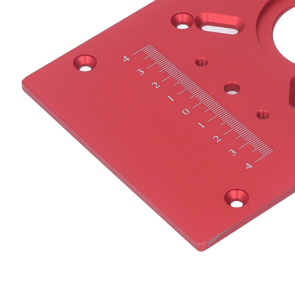 Router Table Insert Plate Lift System Base Board Accessory For Woodworking Red