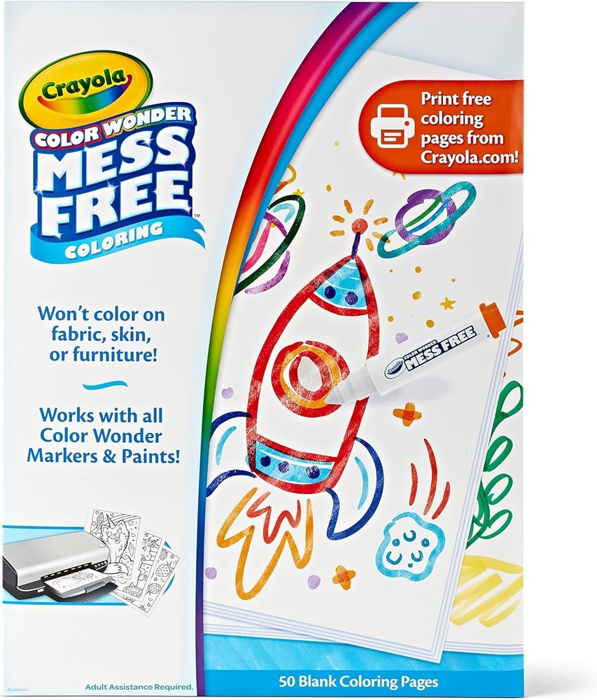 Mess-Free Coloring Pages Refill