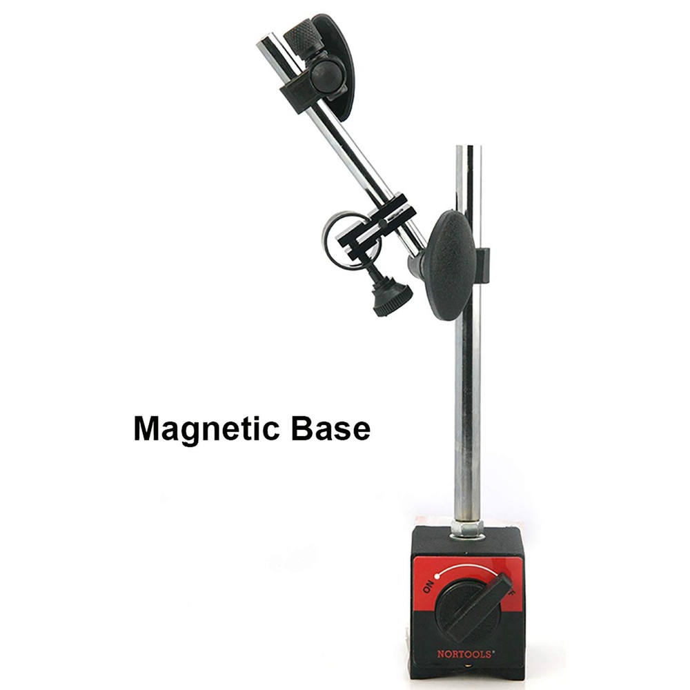 NORTOOLS Dial Indicator with onesize, Indicator+magnetic Base+point Set