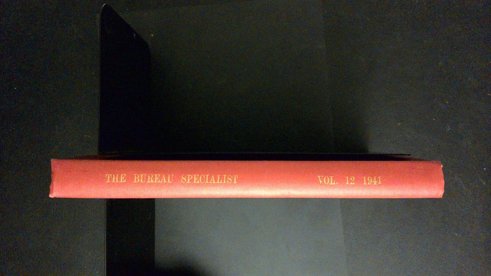 United States Specialist (Bureau Issues Assn Journal); Vol. 12 (1941); Bound HC