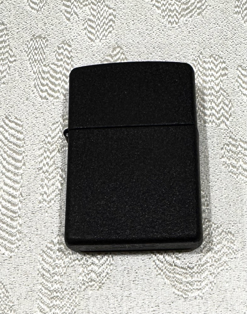 Zippo Windproof Lighter Classic Plain Matte Black Finish