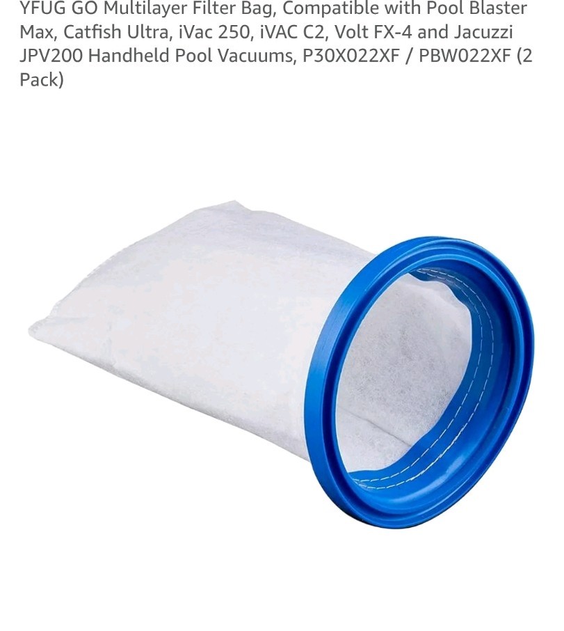 Pool Vacuum All Purpose Filter Bags Compatible with Pool Blaster Water Tech Max,