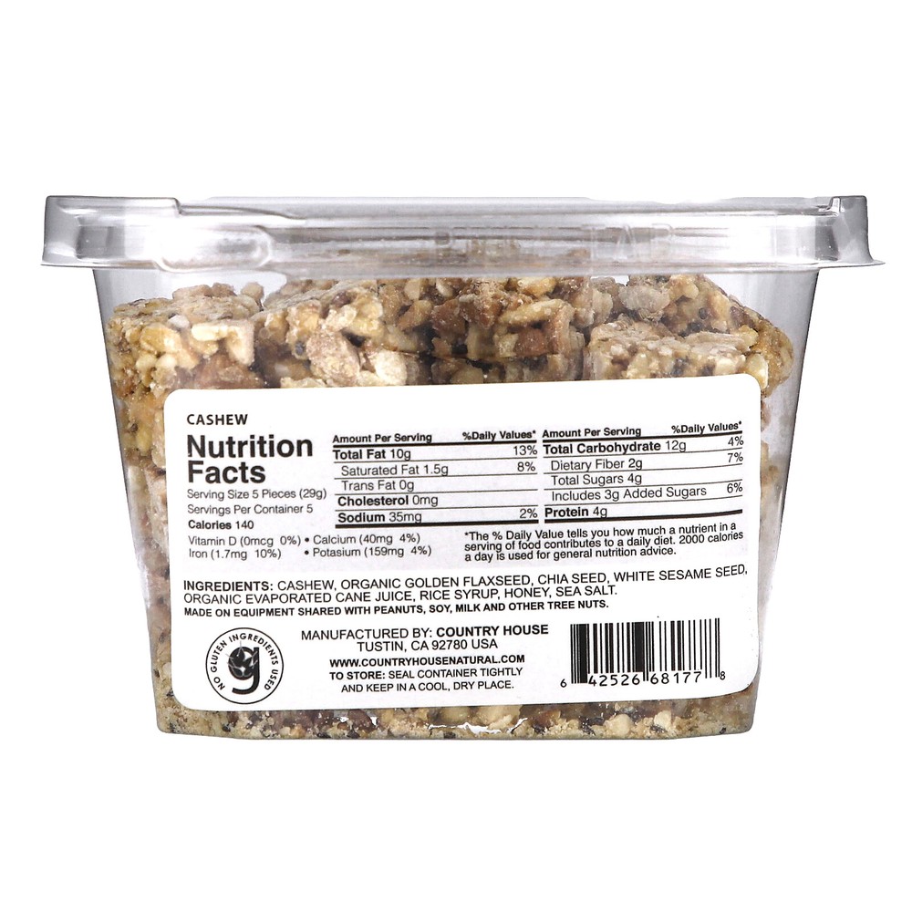 Cashew, Chia + Flaxseed , 7 oz (198 g)