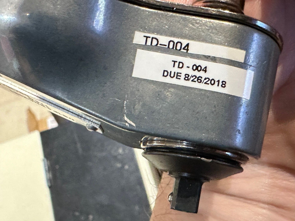 Precision Instruments Torque Driver DS1F480CZHM 1/4 In Dr Dial Indicating Driver