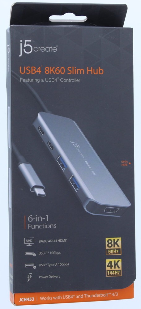 J5 Create USB4 8K60 Slim Hub