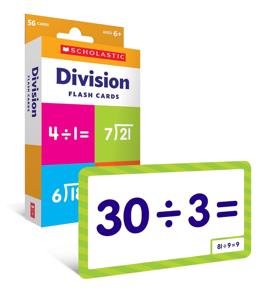 Division Flash Cards