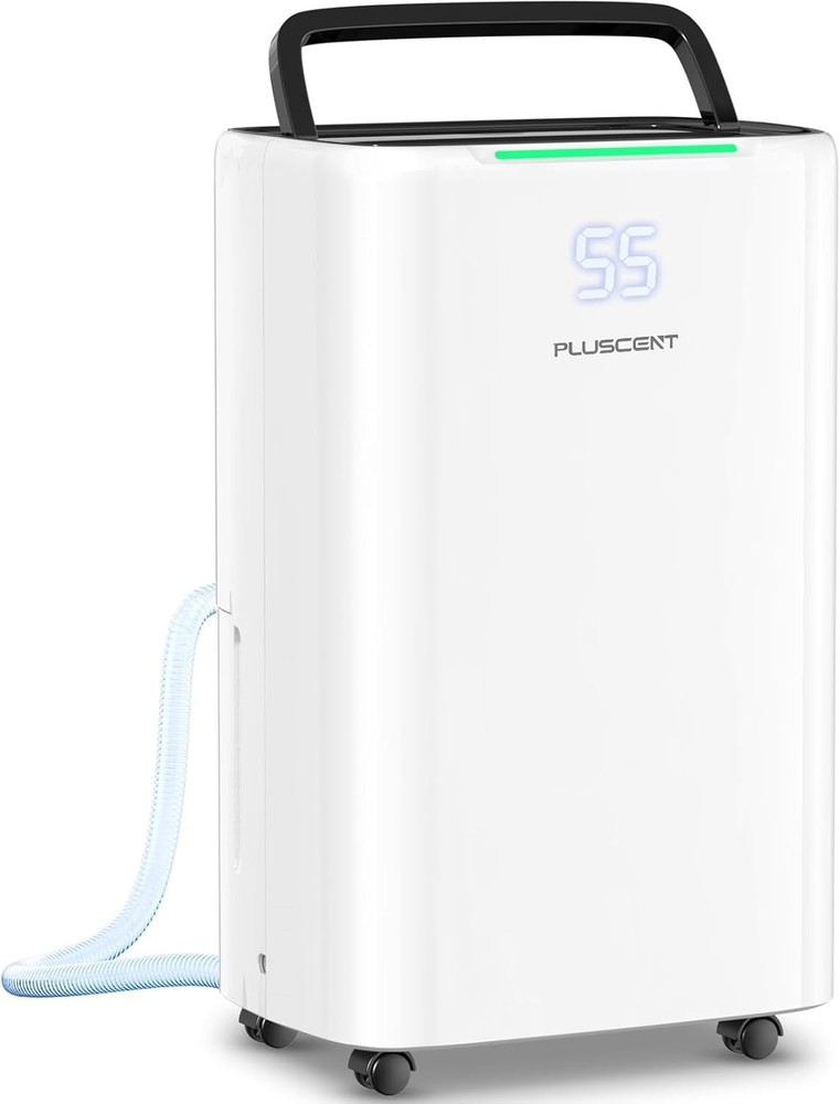 PLUSCENT 5000 Sq.Ft Dehumidifiers for Home, 52 Pints Compressor Dehumidifier
