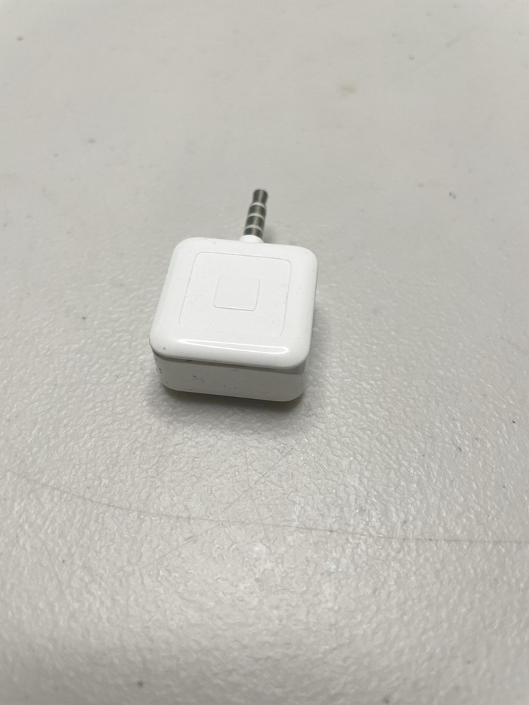 Square A-PKG-0206-01 Credit Debit Card Reader - White for Apple iPhone & Android