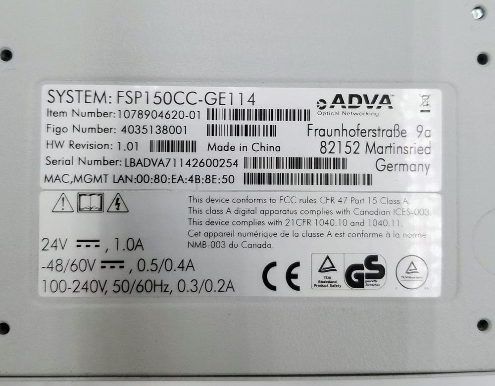 ADVA FSP150CC-GE114