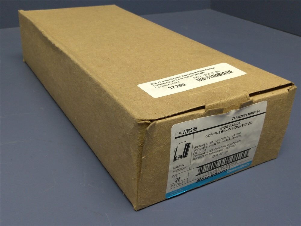 (25) Thomas&Betts Blackburn Wide Range Compression Connectors WR289