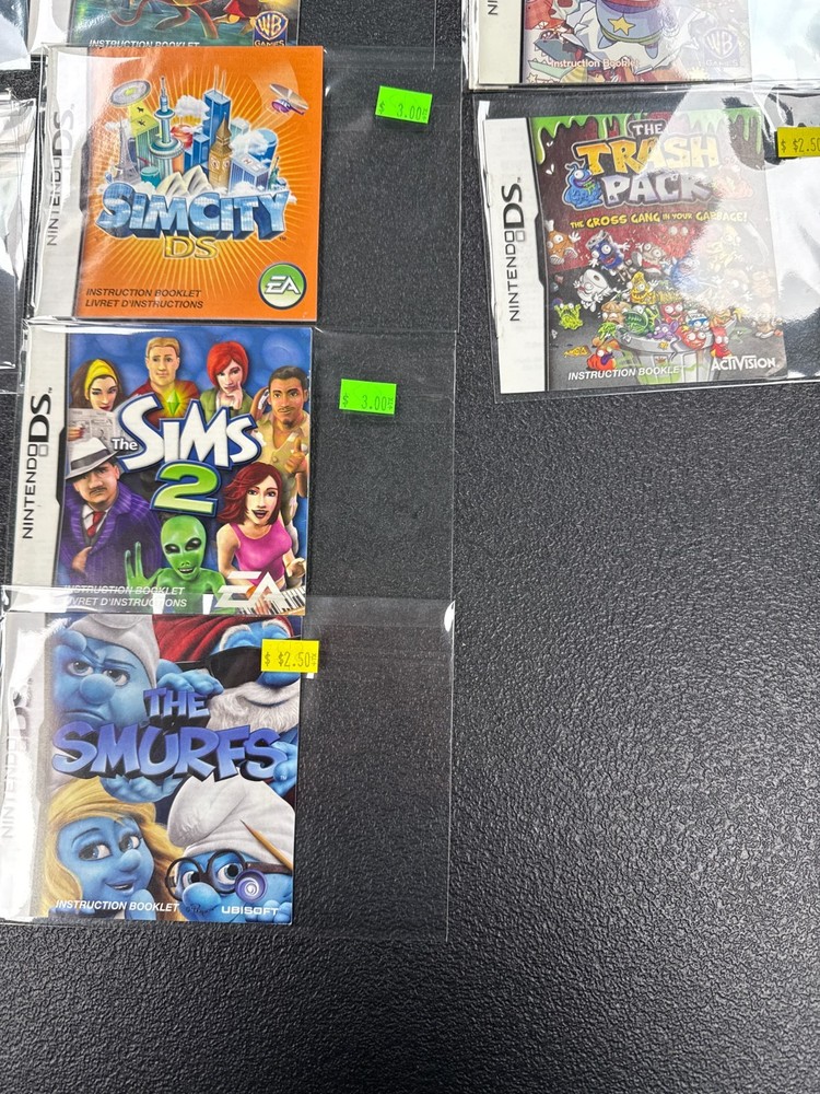 Nintendo DS Manual Lot