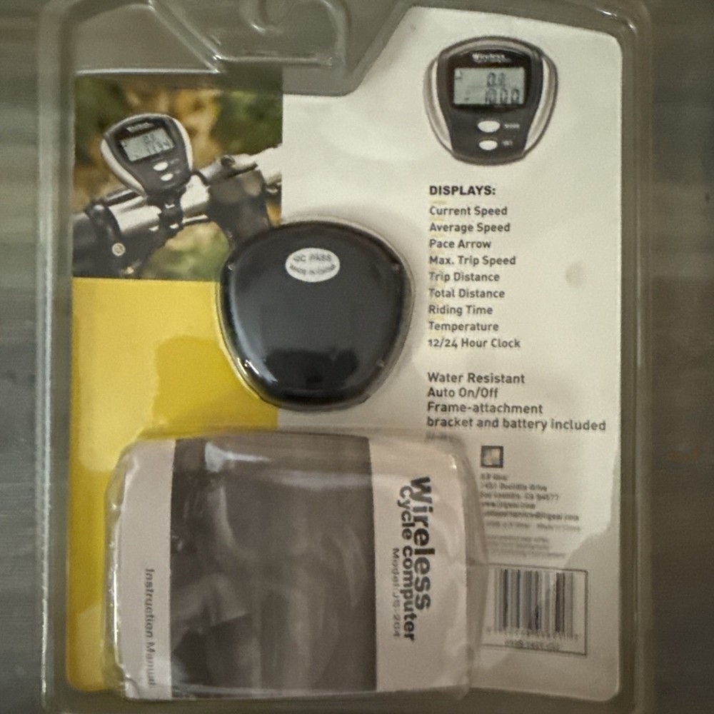 Katahdin Sports Digital Speedometer Wireless 14 Function Cycle Computer New