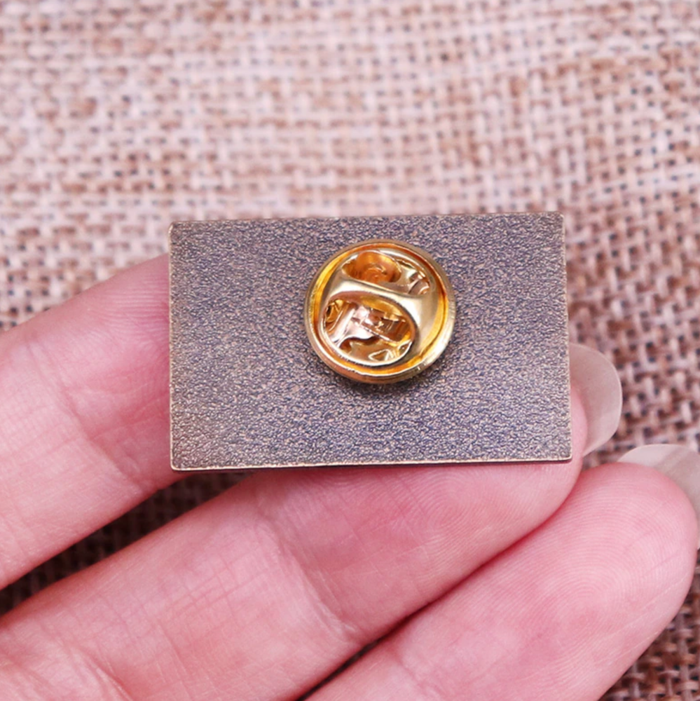 Fibonacci Sequence Golden Ratio Spiral Rectangle Geometry Math Enamel Pin FBA