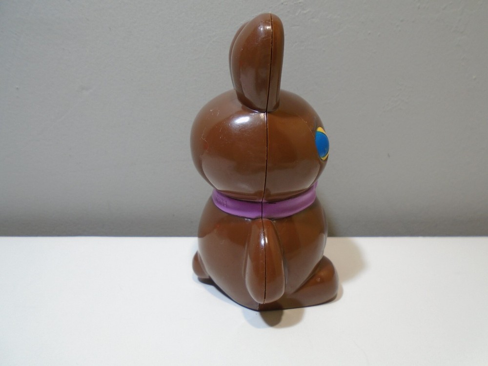 PLASTIC CHOCOLATE BUNNY 3" FIGURE UNBRANDED (MA1639)