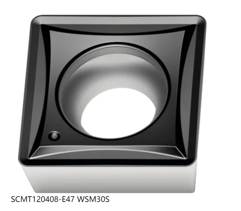 10PCS  ORIGINAL  INSERTS      SCMT120408-E47 WSM30S