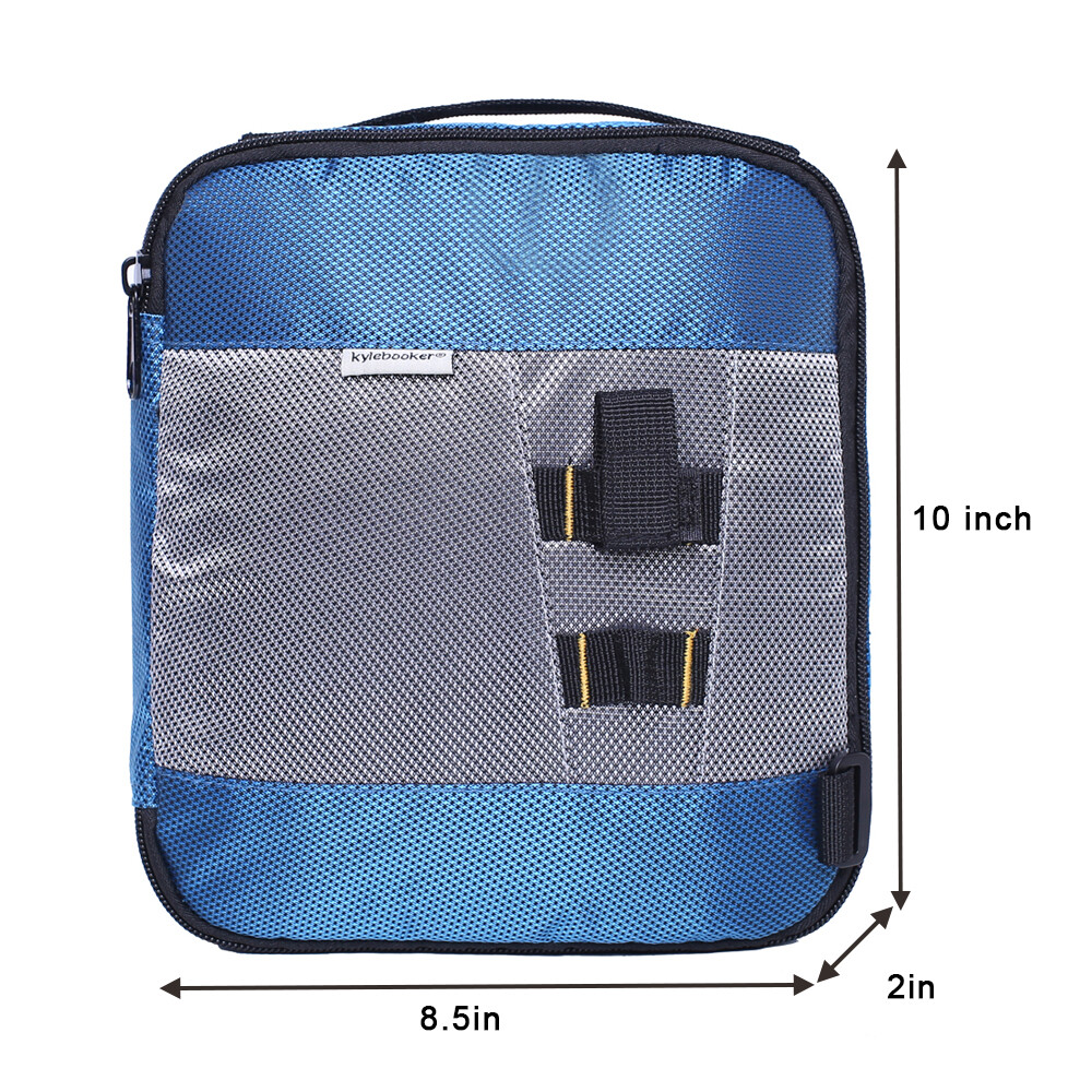 Soft Bait Binder Bag Fishing Lure Storage Wallet Tackle Box for Worms and Jigs