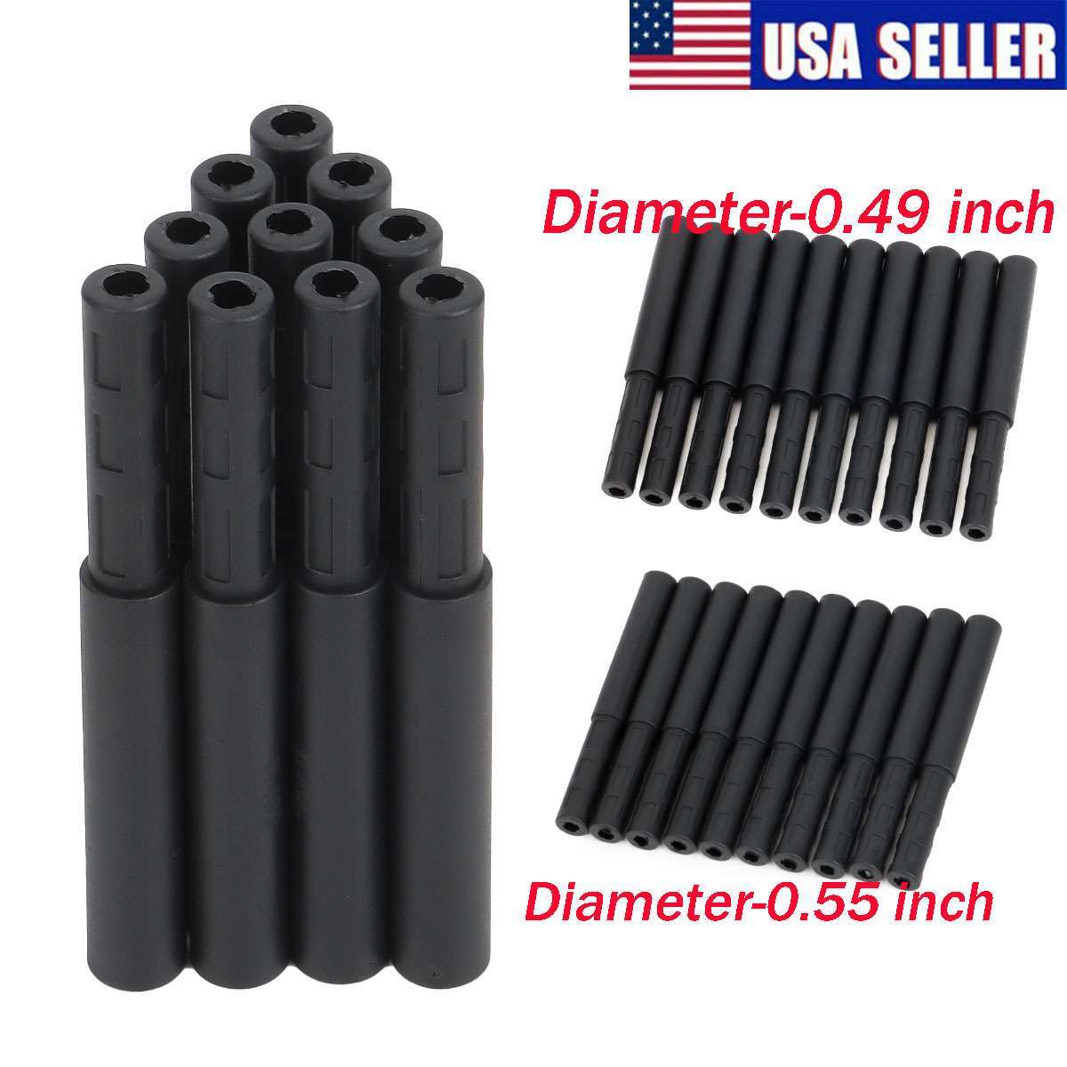 10Pcs Golf Club Shaft Extension Rods Extend For Graphite Wood or Steel Iron Club