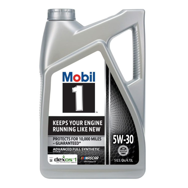 Mobil 1 Advanced Full Synthetic 5W-30 Motor Oil, 5 Quart, Free Shipping, New