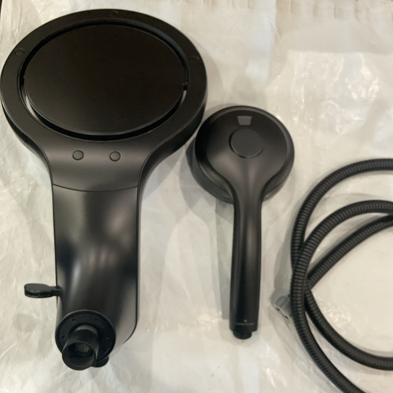 Delta HydroRain 2-in-1 Showerhead 5-Setting in H2O Matte Black 58680-BL25