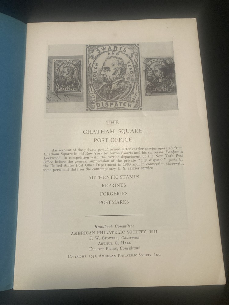 The Chatham Square Post Office And Starts City Dispatch Post, 1941