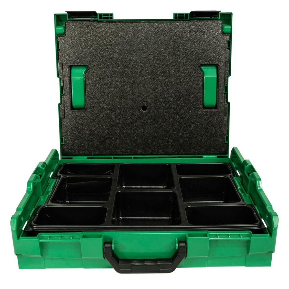 L-BOXX Tool Organizer Case with Removable 8-Compartment Insert, Stackable Sto...