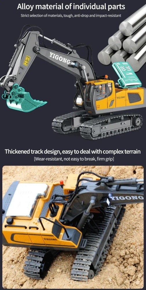 Remote Control Earth Moving Excavator