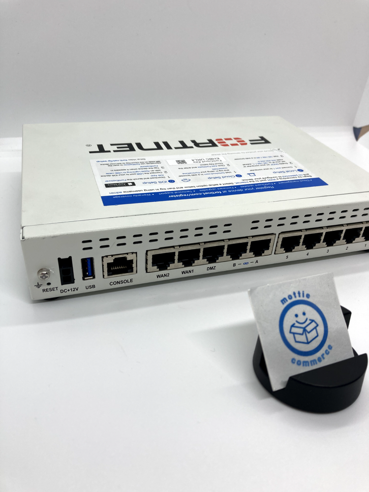 Fortinet FG-60F Fortigate-60F Network Security Firewall Initialized w/Adapter JP
