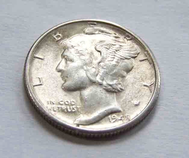 1945-S Mercury Dime #16