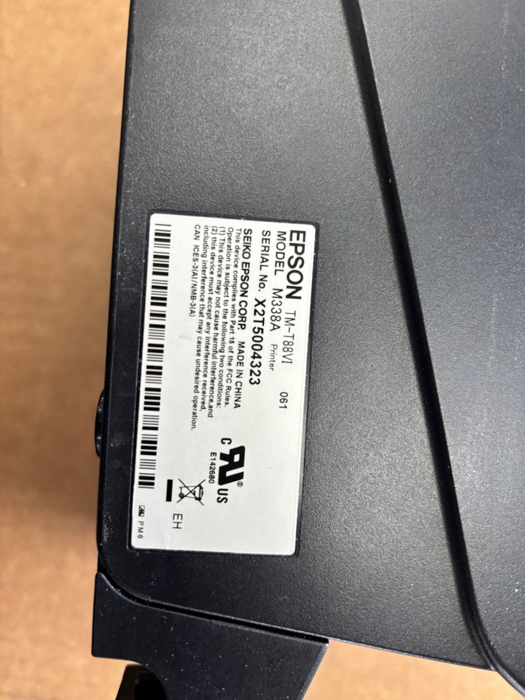 EPSON TM-T88VI M338A RECEIPT PRINTER
