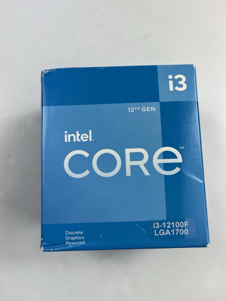 Intel Core i3-12100F 3.3GHz 4Cores LGA 1700 CPU Processor