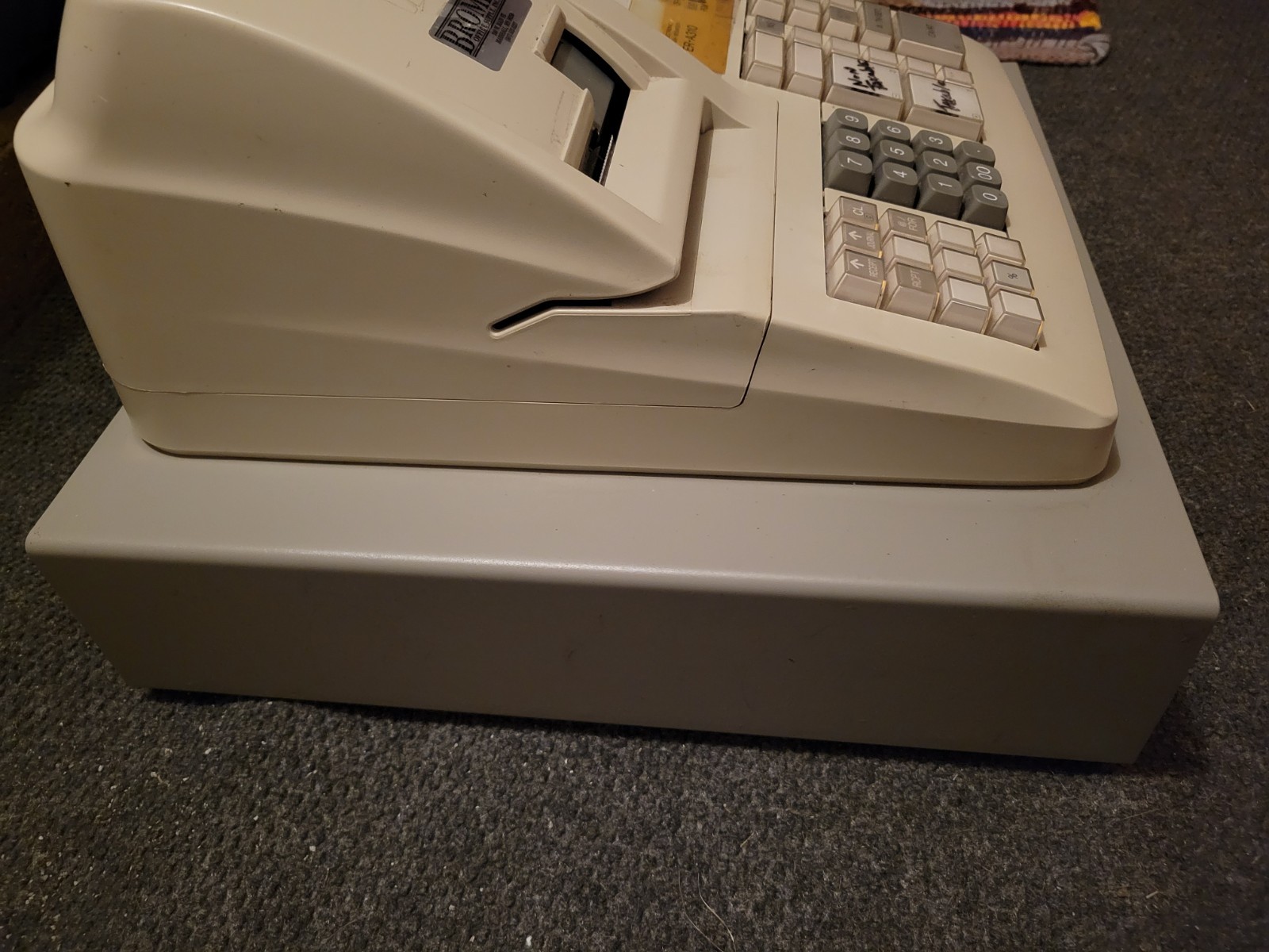 Sharp Electronic Cash Register ER-A310 With Key Tested Needs Paper