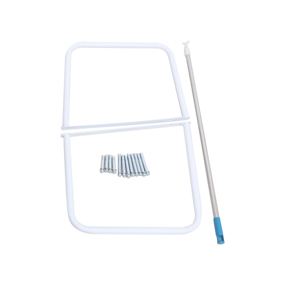 12 Step Wall Mounted Telescoping Loft Ladder Pull Down Folding Attic Stairs