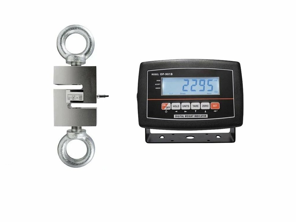 SellEton SL-926 Hanging Scale ( S-Type) LCD 5000 lb x 0.5 lb