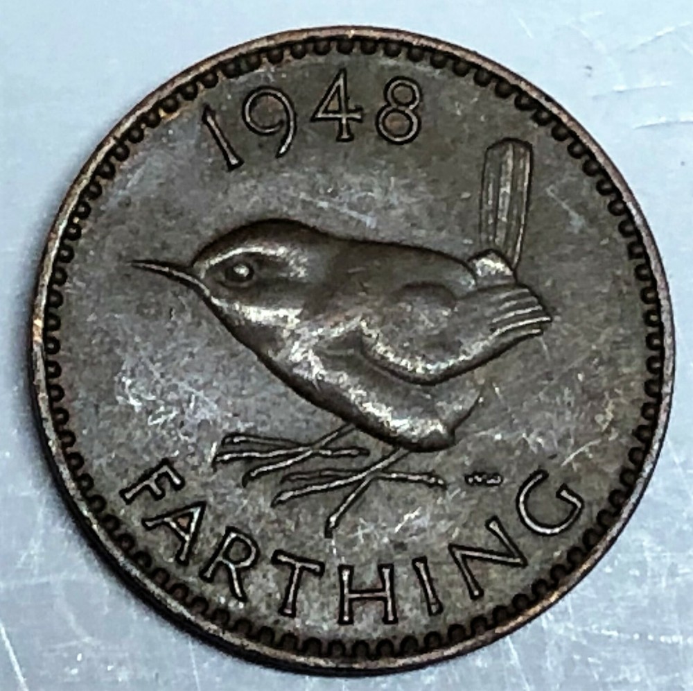 # C3447     GREAT BRITAIN     COIN,     FARTHING    1948